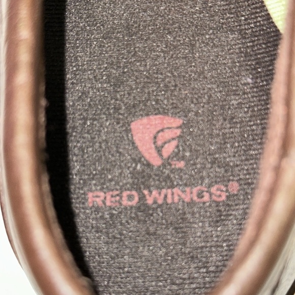 Red Wings Women’s Pebble Brown Lace Up Leather Slip-on Shoe Size 6.5 - Picture 7 of 7